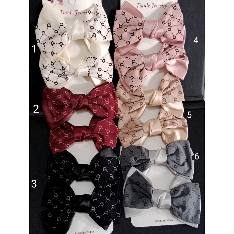 jepit rambut pita besar aksesoris rambut dewasa anak