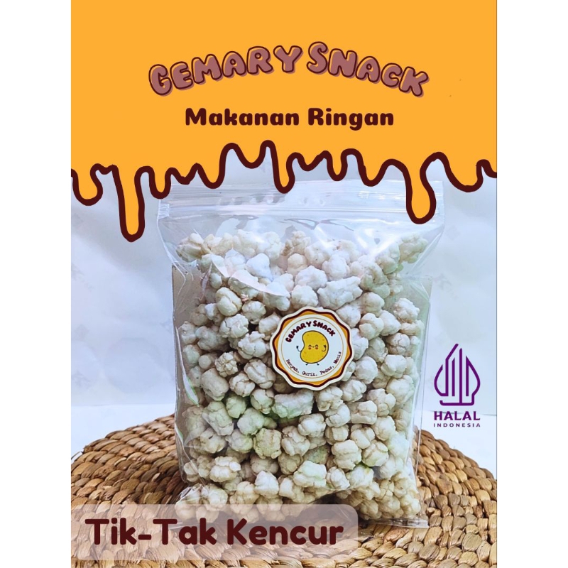 

GEMARY SNACK Cemilan Enak 100% TIK-TAK KENCUR , Renyah, Lezat, Enak Banget, Makanan Ringan Murah Meriah