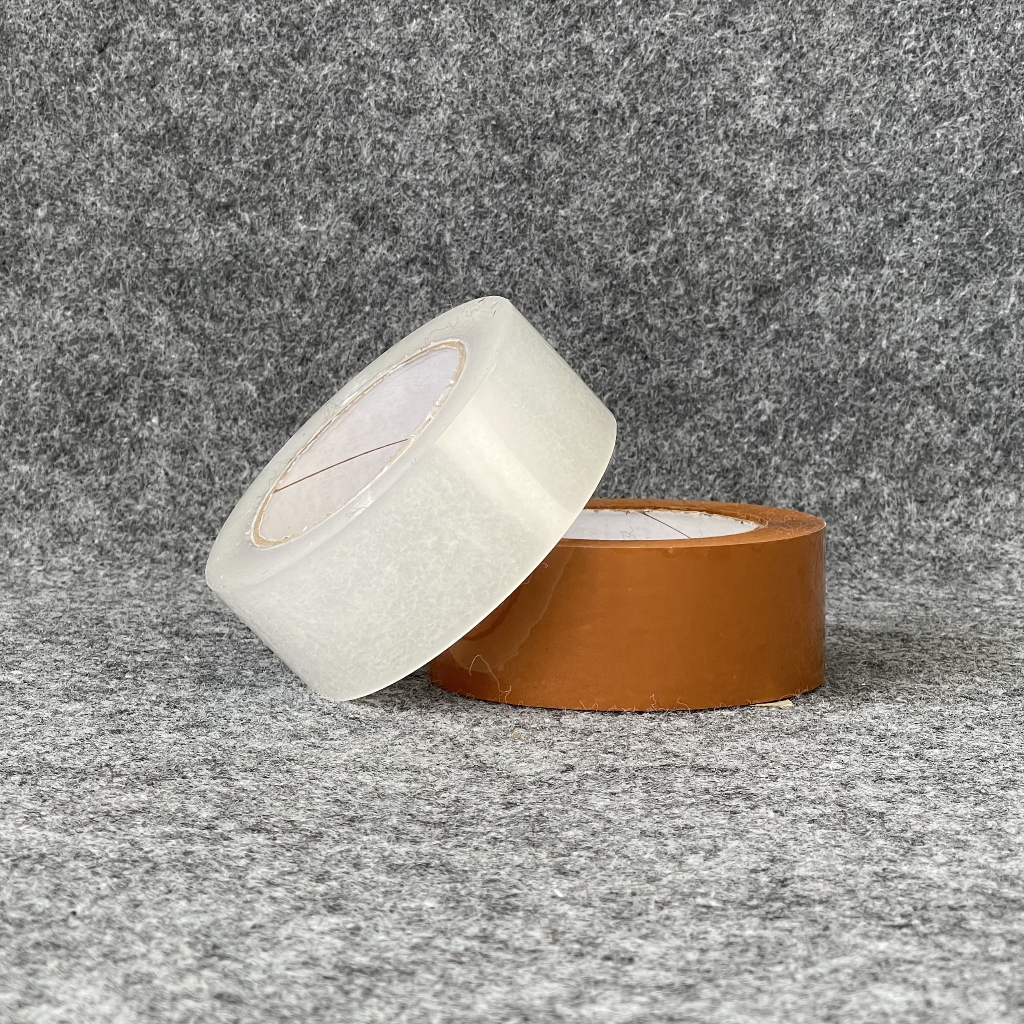 

lakban isolasi murah 6 ROLL bening coklat 80 yard isi 6 asli lebar 2 inch kuat tebal