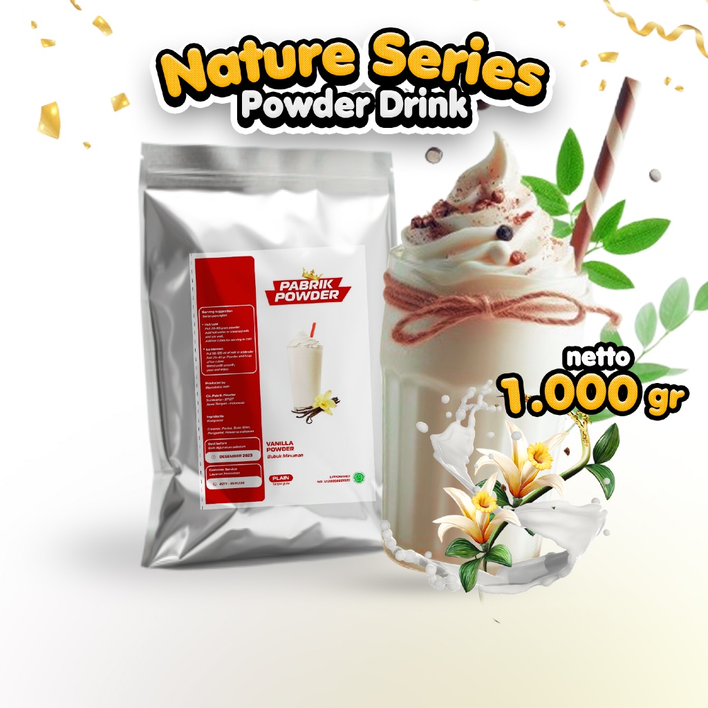 

Powder Nature 1000 Gram, Bubuk Minuman Organik, Powder Drink