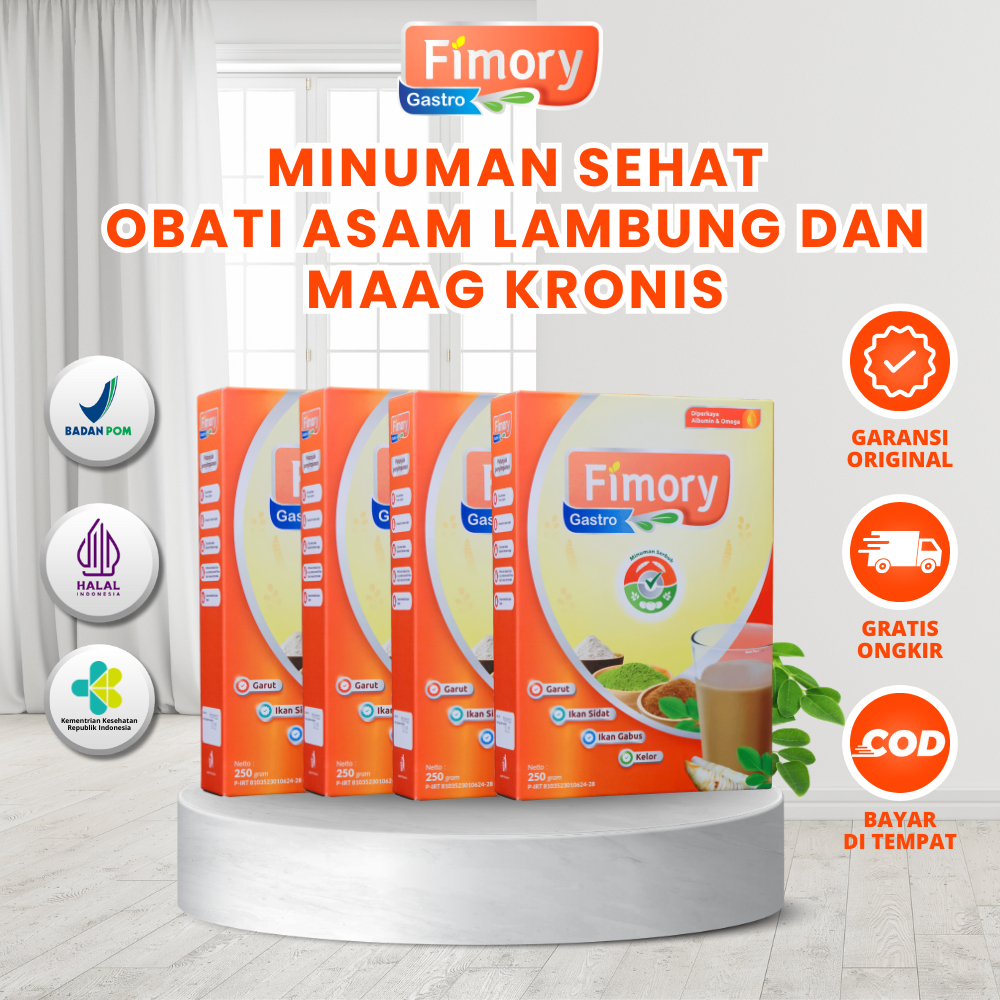 

Paket 4 Box Fimory Gastro Original - Ampuh Obati dan Sembuhkan Asam Lambung | BPOM dan Halal