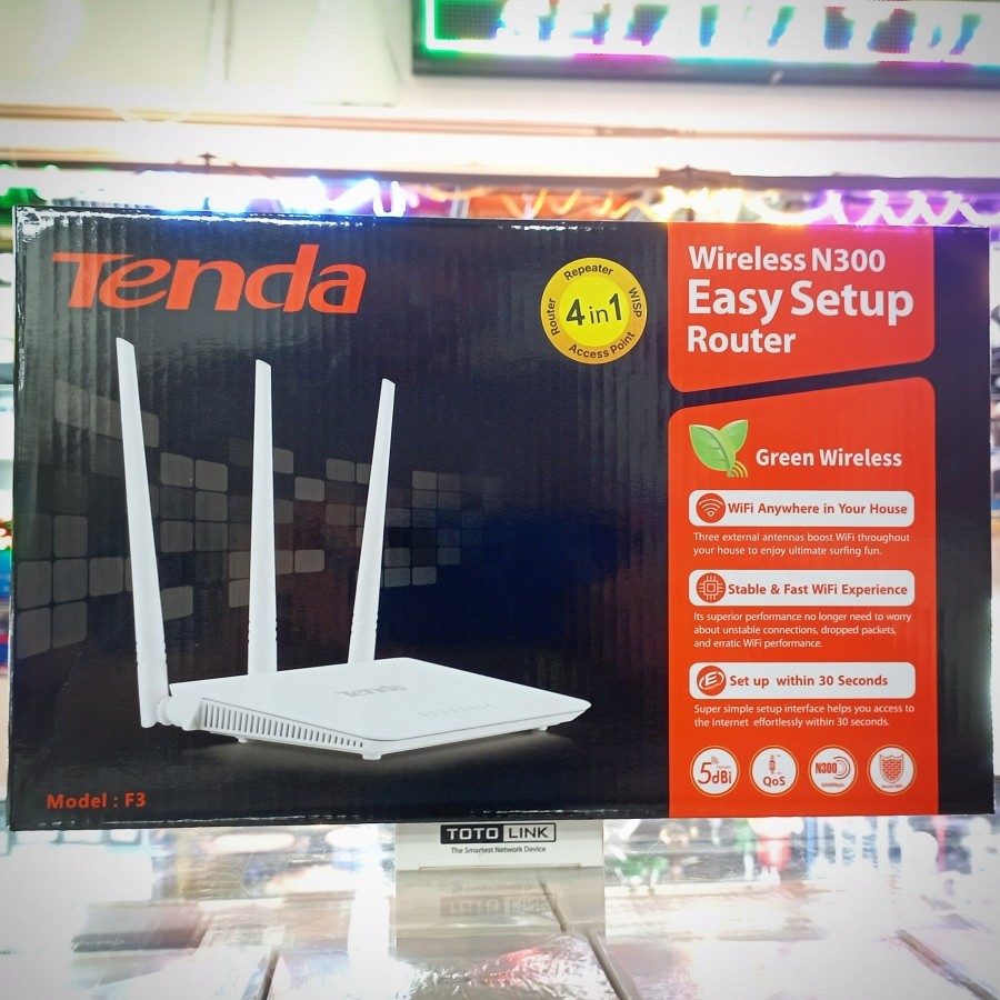 Tenda wireless N Router 300Mbps easy setup Tenda n300 router