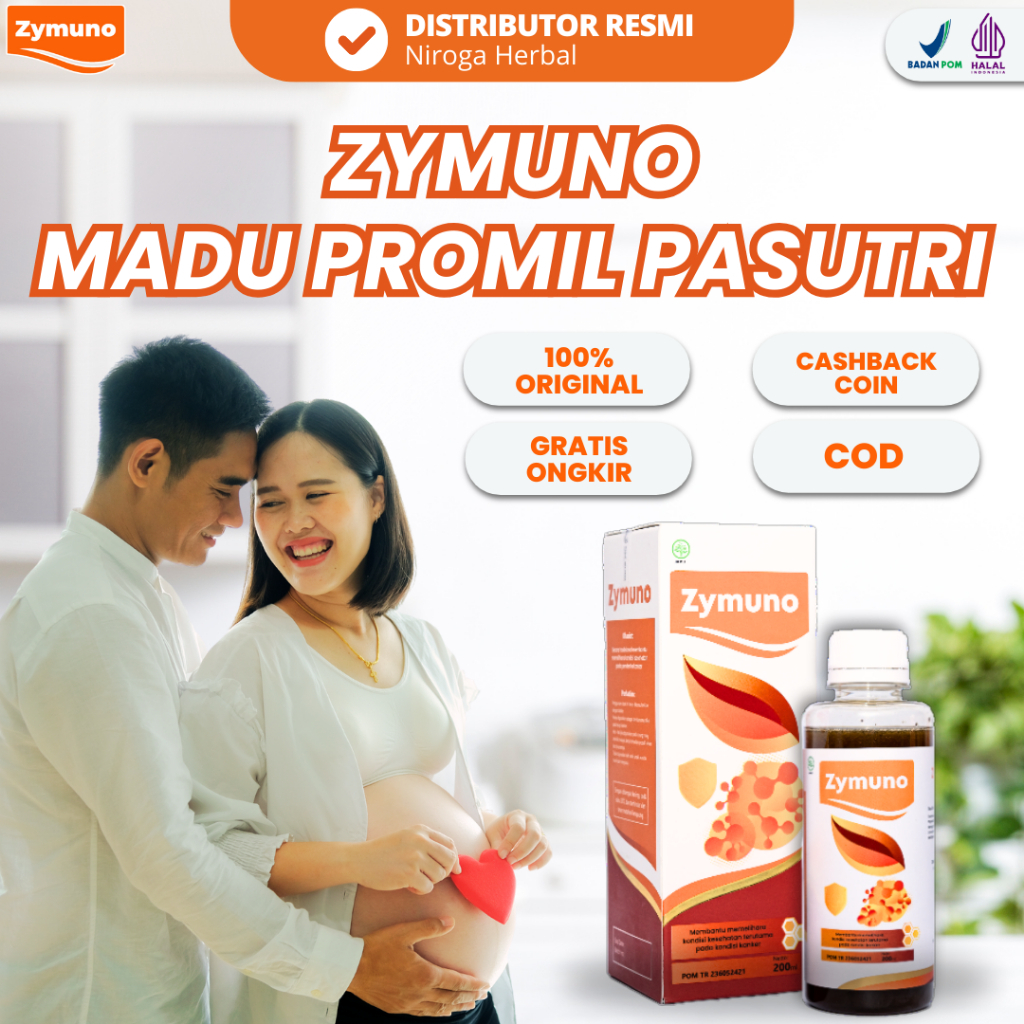 MADU ZYMUNO OFFICIAL ORIGINAL ASLI - MADU  PROMIL HERBAL ZURIYAT ALAMI AMPUH CEPAT HAMIL SUAMI ISTRI