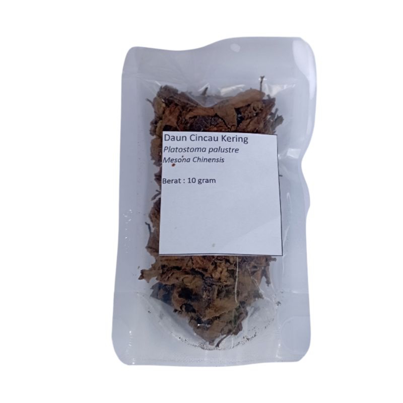 

Daun Cincau Kering [Sample] 10 gram Mesona Chinensis Platostoma Polustre
