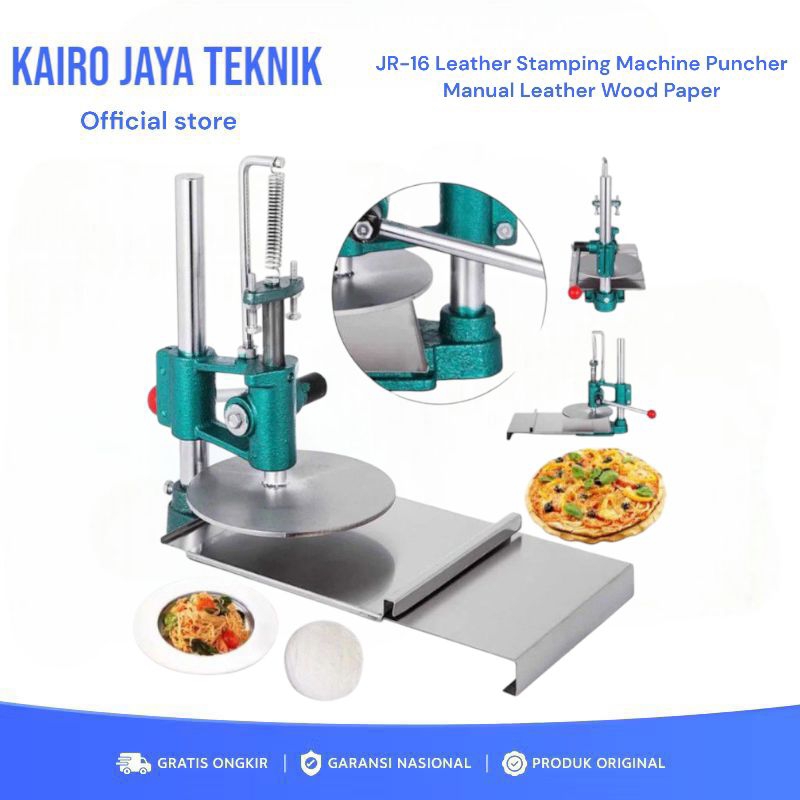 

JR-16 Leather Stamping Machine Puncher Manual Leather Wood Paper