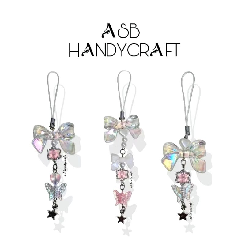 Strap Phone Papermint | Gantungan  Kunci | Strap Phone | Korean Style