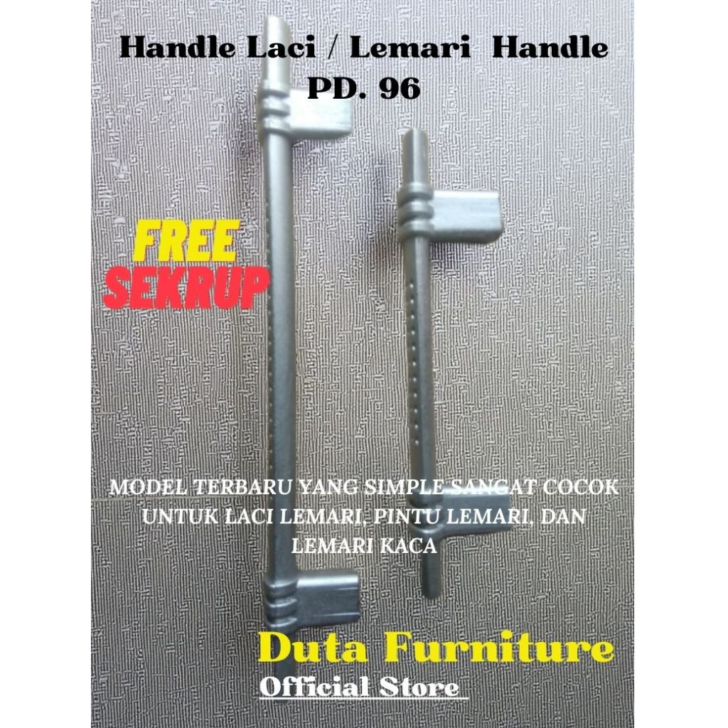 Handle Tarikan Lemari Plastik Gagang Pintu BCL Panjang