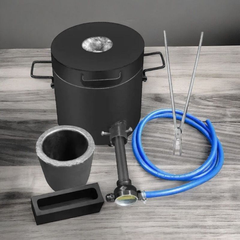 Melting Furnace Tin Silver Copper Aluminium Melting Gas Gold Melting Furnace 10 KG
