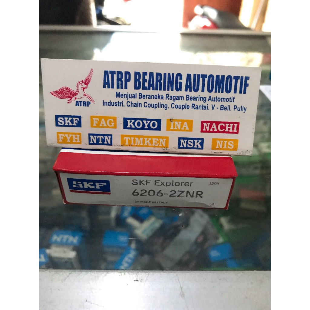 BALL BEARING 6206 2Z NR 6206 ZZ NR SKF ORIGINAL