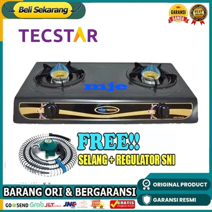 TECSTAR Mesin Stang Gas Barang Ori & Bergaransi kompor 2 tungku / kompor gas Tecstar double TUNGKU N