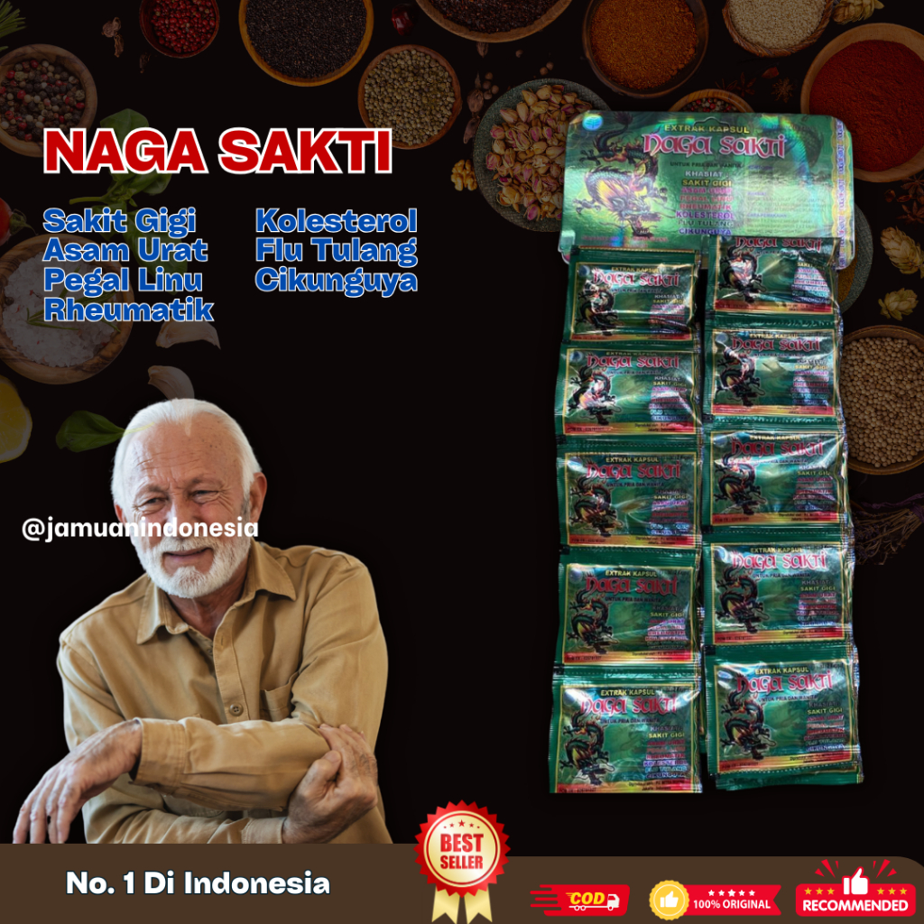 

Naga Sakti Kapsul Asam Urat