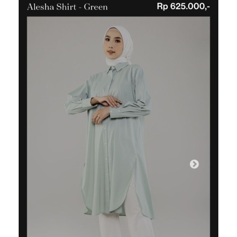 BENANG JARUM BUTTONSCARVES BJ alesha tunik preloved