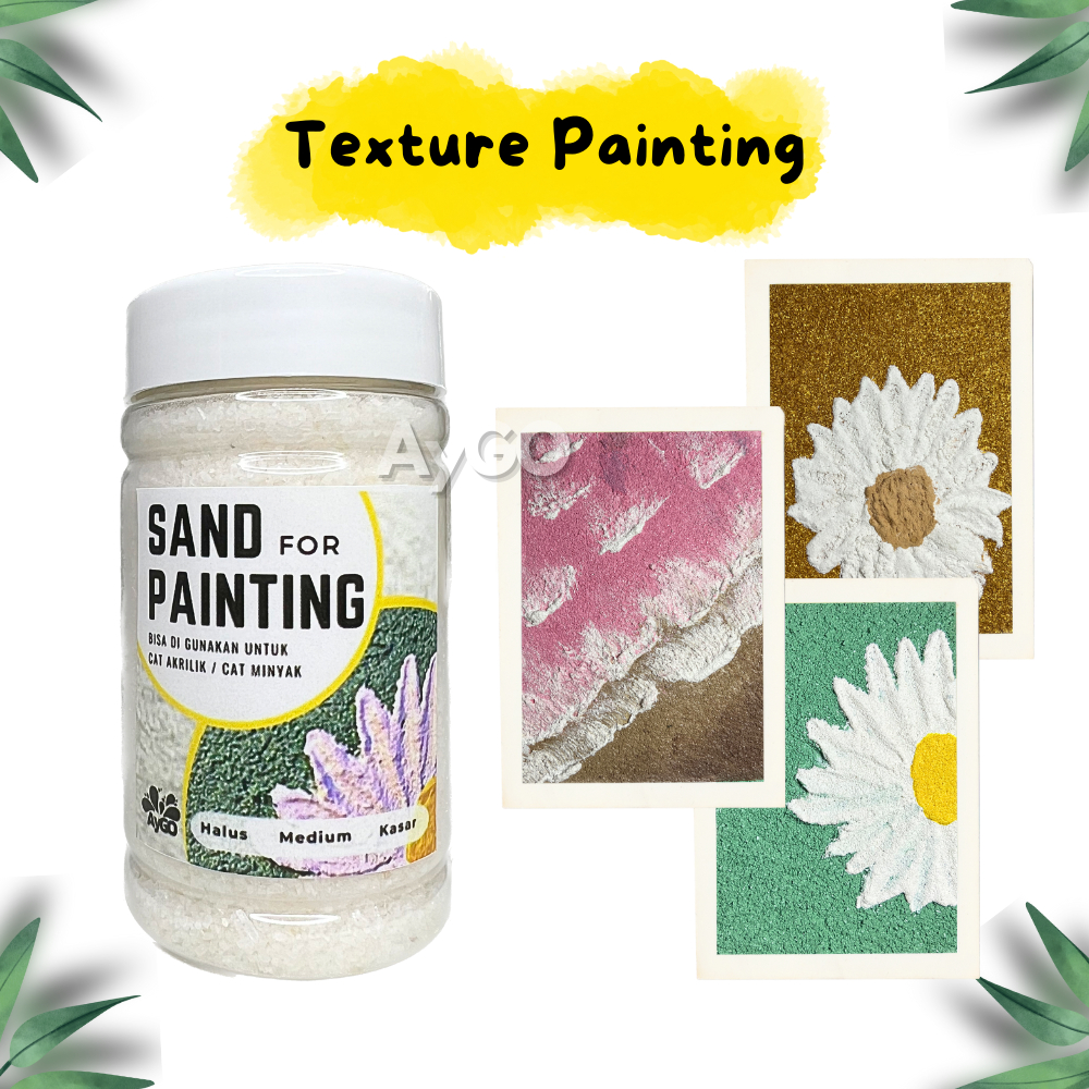 

PASIR UNTUK MELUKIS / SAND PAINTING UNTUK CAT AKRILIK / ACRYLIC / CAT MINYAK / OIL PAINT / TEKSTUR PAINT