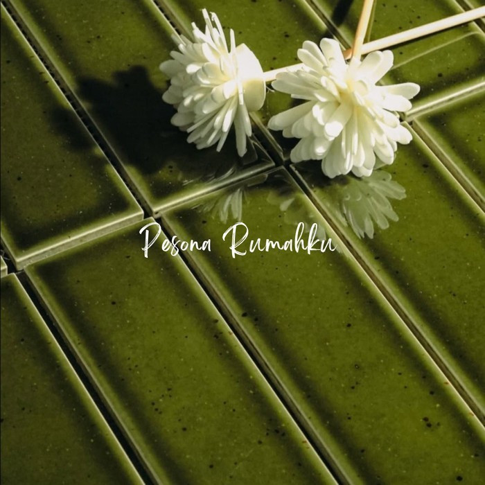 SINGRES Kei Series (PER LEMBAR) - Mosaik Mozaic Mosaik Mozaik Keramik Singres Tiles Hijau Glossy/ Ke