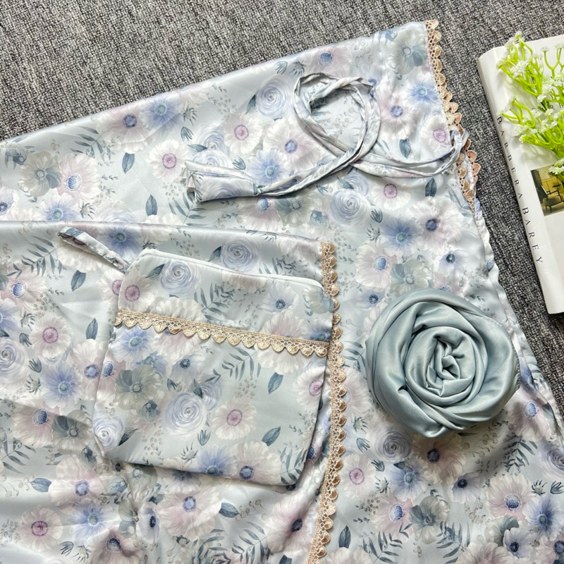 Mukena silky premium traveling