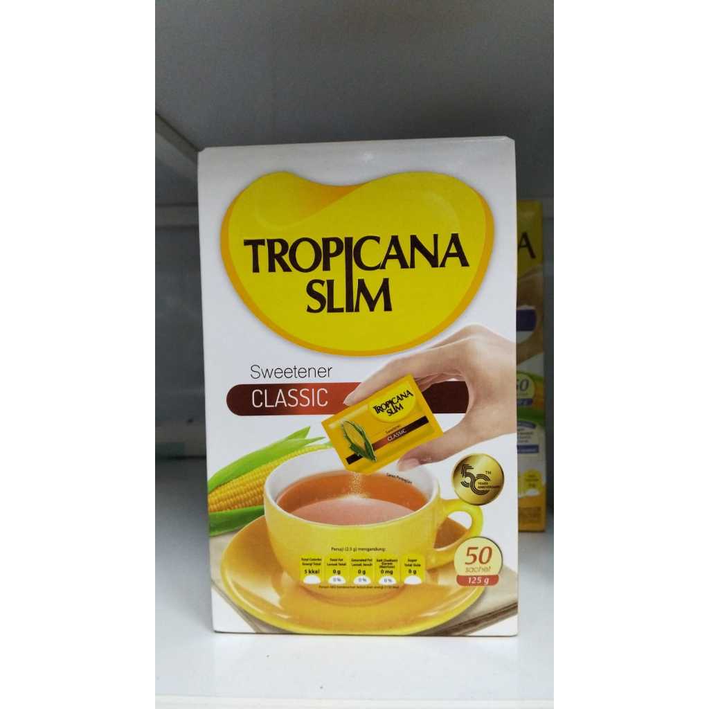 

Tropicana Slim Sweetener Classic 50sachet
