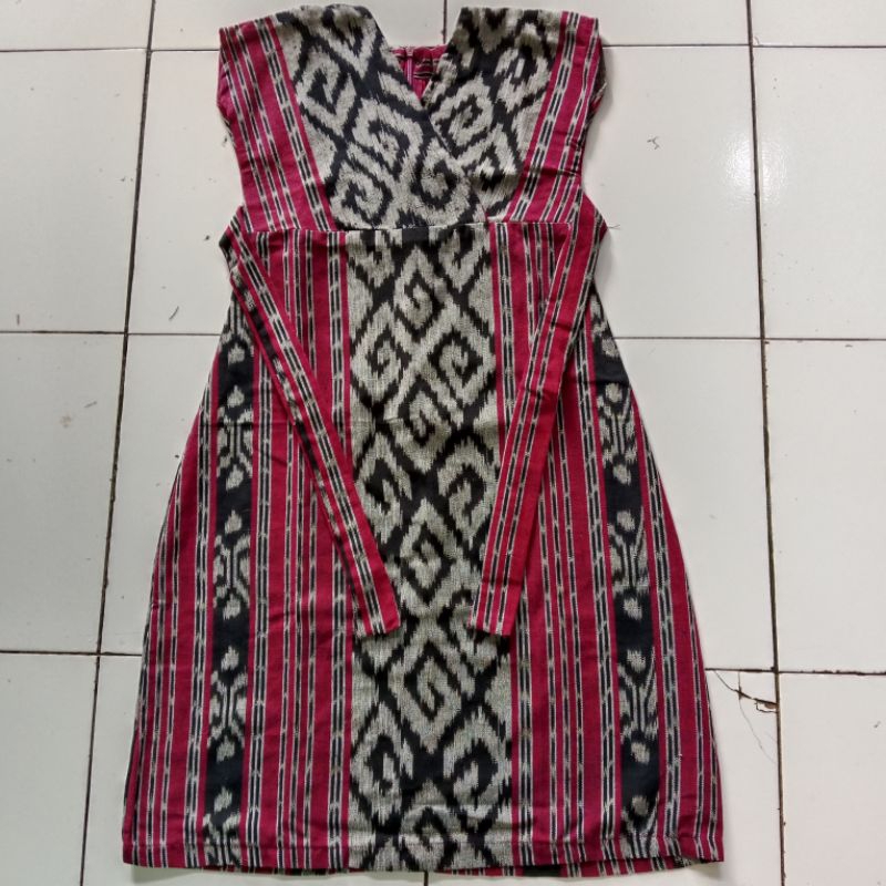 Readystock BAJU TENUN ANAK PEREMPUAN KEKINIAN