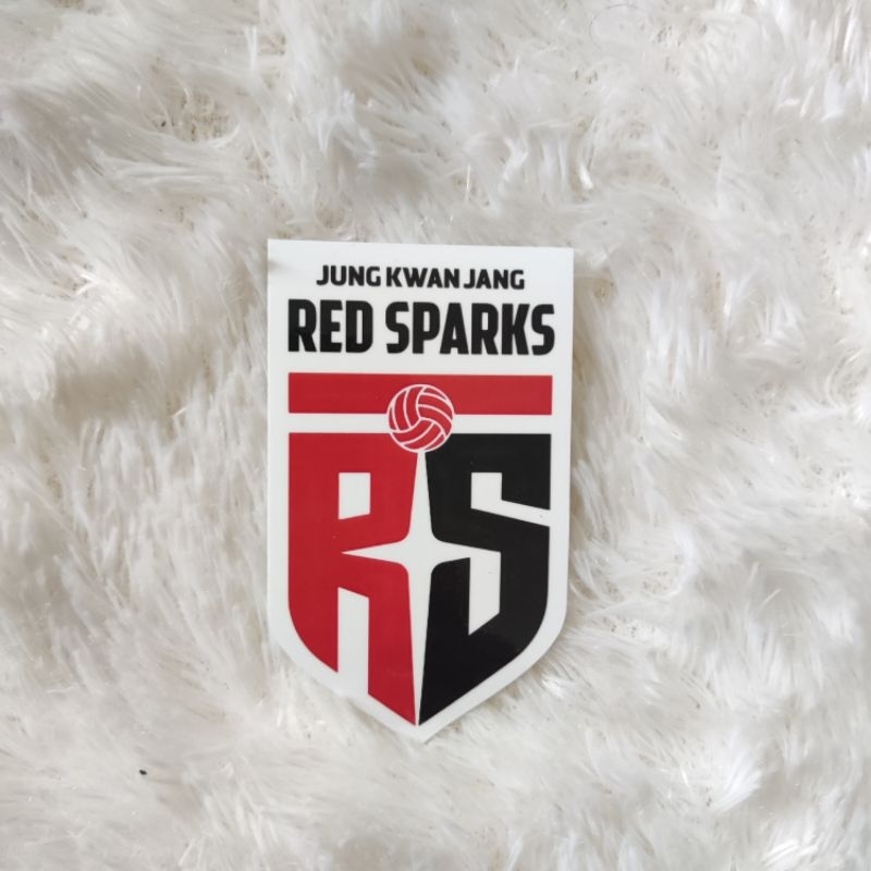 

STIKER REDSPARKS LOGO - JUNG KWAN JANG - BOLA VOLIKOREA - MEGAWATI