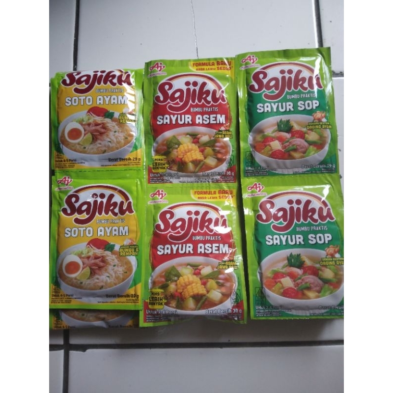 

Sajiku Bumbu Praktis All Varian Kemasan 1 Renceng isi 10 Sachet