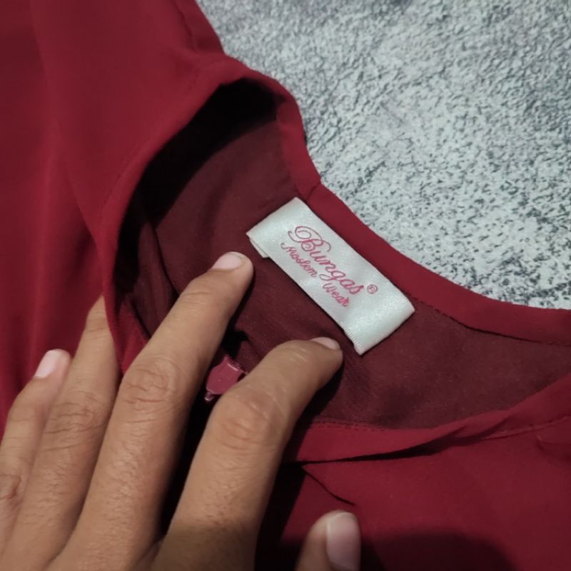 gamis merk bungas preloved