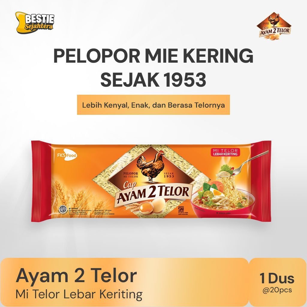 

Mi Cap Ayam 2 Telor - Original - 1 Karton - 20 Pcs- 200gr