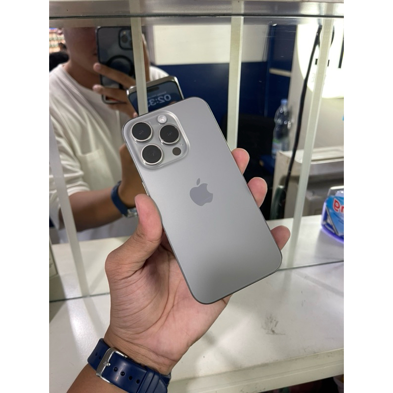 iphone 15 pro 128 gb second ibox natural titanium