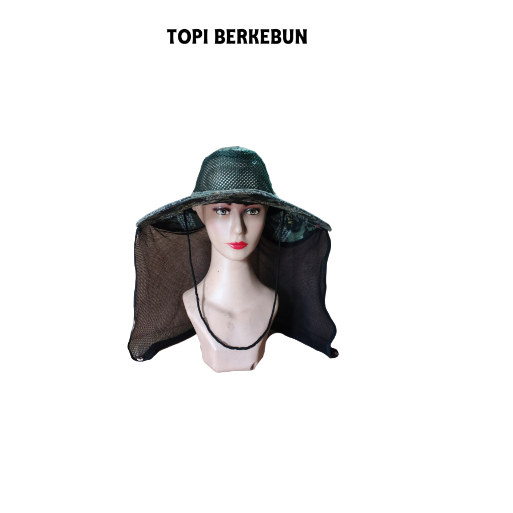 Topi Penutup Leher  Topi Hutan Topi Musim Panas Topi Jerami Topi Matahari Topi Kerja Kebun
