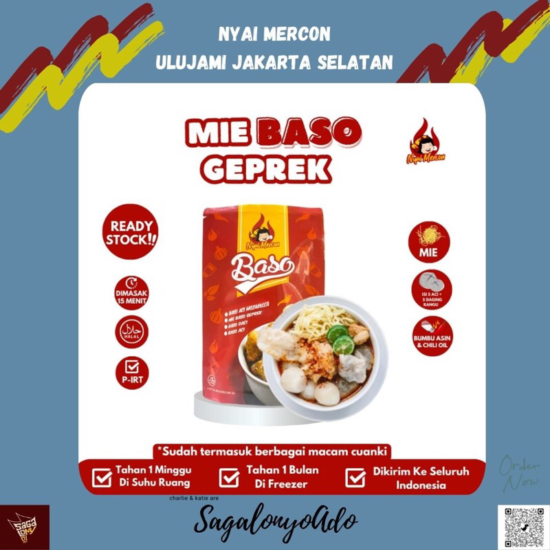 

Mie Baso Geprek Nyai Mercon