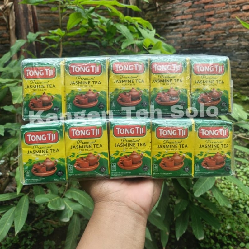 

Paket 10 Pcs Teh Tong Tji Premium Wangi Jasmine Tea 40 Gram Non Gelas