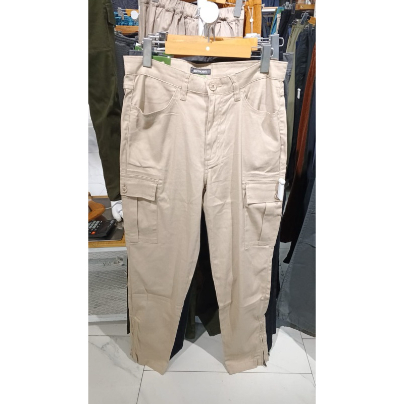 Celana Cargo Zipper greenlight 2024844949