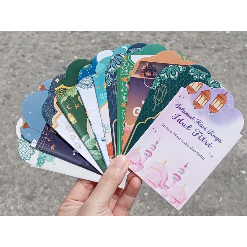 

Amplop Lebaran 1 pack isi 10 pcs, Kartu Lebaran, Amplop Idul Fitri