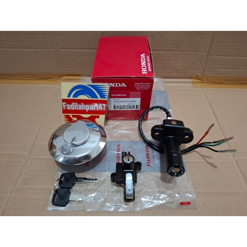Kunci Kontak Assy Set Komplit Honda Tiger Old Tiger 2000 (KCJ)