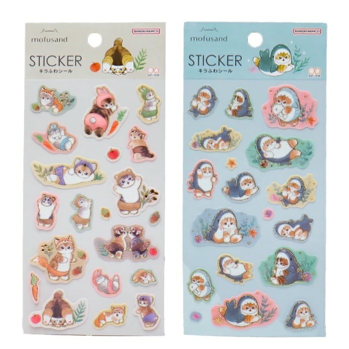 

Sticker Mofusand Nyan Pants Animal Samenyan Kirafuwa Non Woven Seal Journal Deco Limited Edition