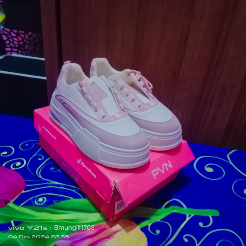 PVN Jeno Sepatu Snacker Wanita Spot Shoes Casual