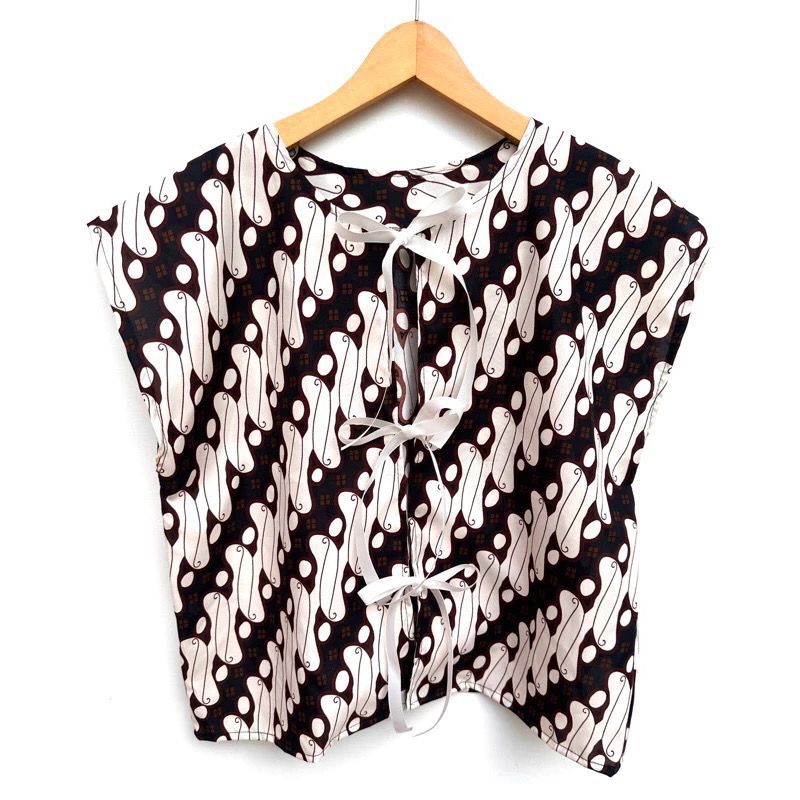 vEST BATIK WANITA VEST BATIK PITA ROMPI BATIK VIRAL