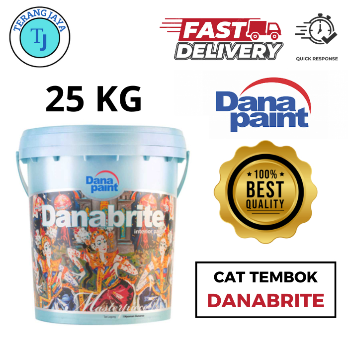Cat Tembok Danabrite Brilliant White 25 kg - Cat Tembok Dana Paint