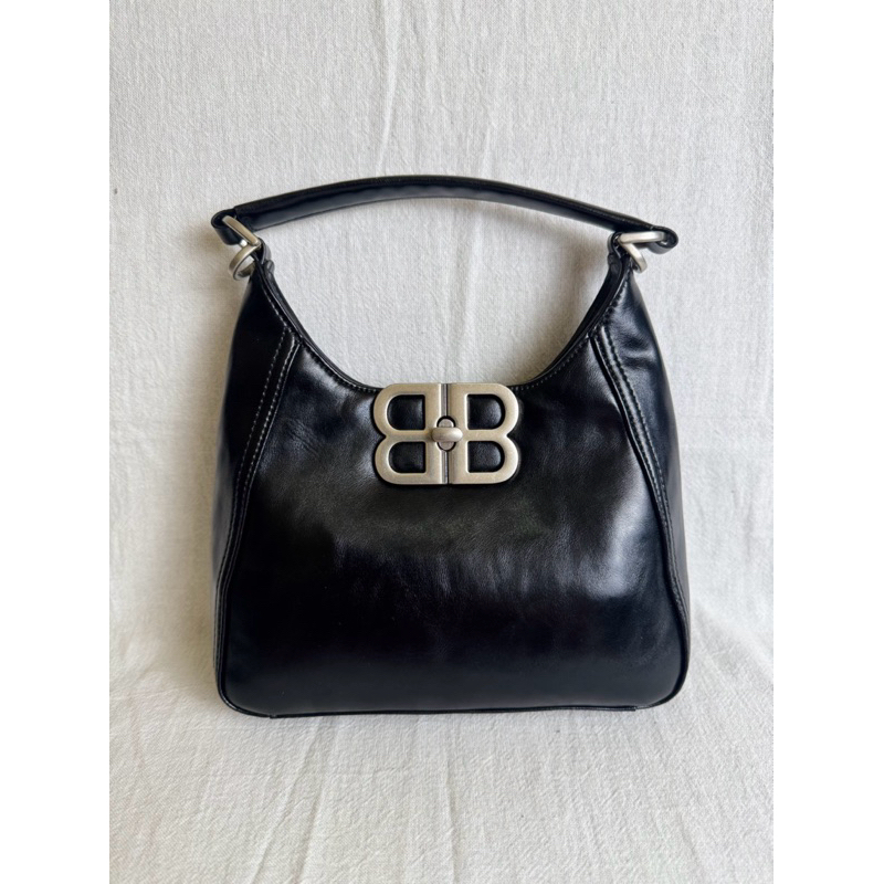 TAS BAL3NCIAGAA** BB SOFT SMALL HOBO BAG PRELOVED BAG BRANDED