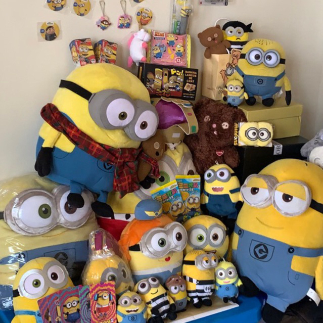 Keychain Boneka Minion Tas Minion Doll Plushie