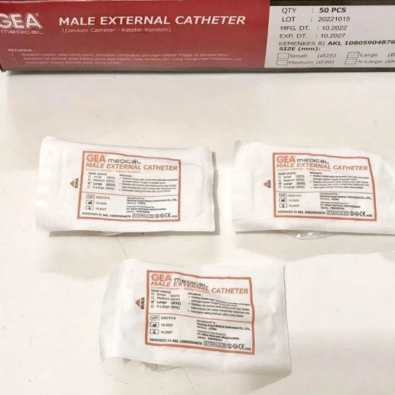Kondom Kateter Pria 1 pcs Male External Catheter Medis Uk. S, M, L