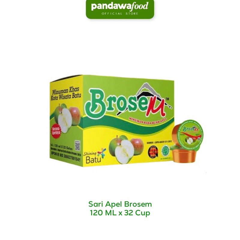 

Minuman Sari Apel Brosem 120ML 32 Cup / Oleh-Oleh Khas Batu Malang