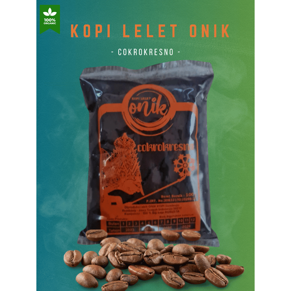 

Kopi lelet Onik Cokrokresno Asli Rembang Jawa Tengah 100% Original