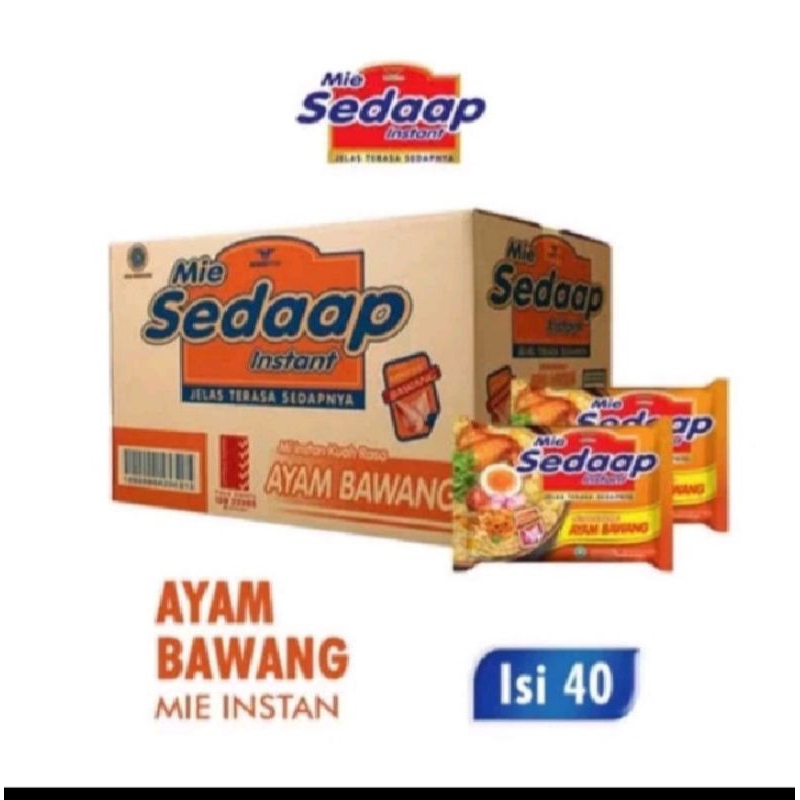 

Mie Sedap Ayam Bawang 1 dus isi 40 pcs