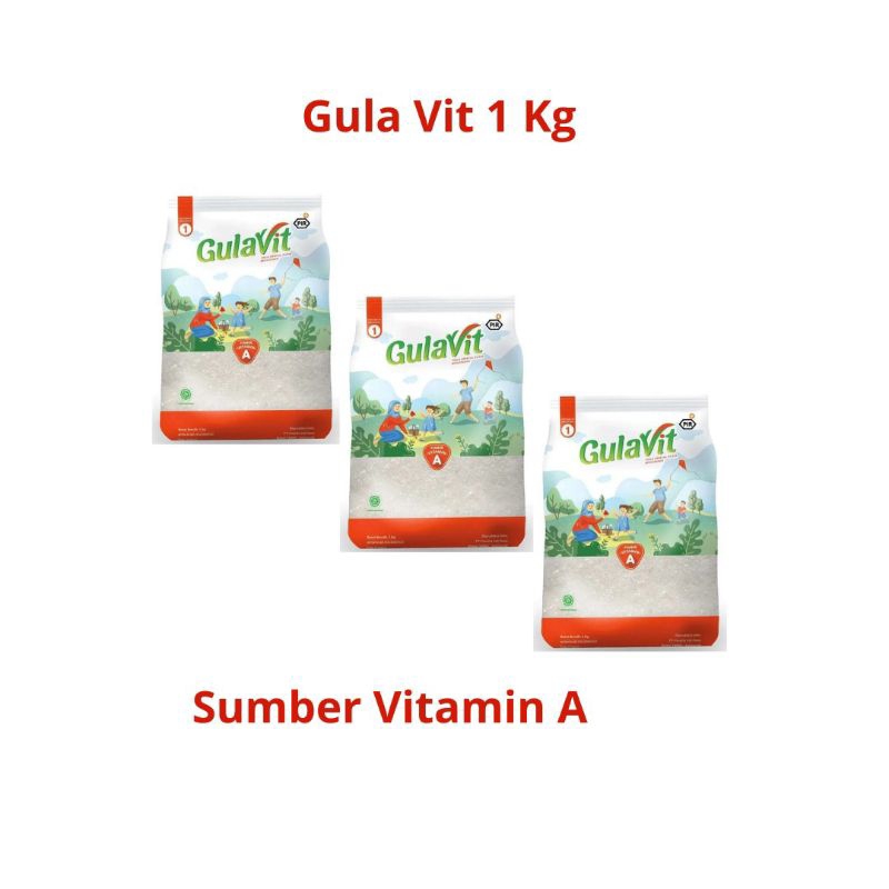 

[PAKET HEMAT ISI 3] Gula Pasir VIT 1 KG Kristal Premium PROMO MURAH/ VIT Gula Pasir 1 KG KRISTAL Premium PROMO MURAH