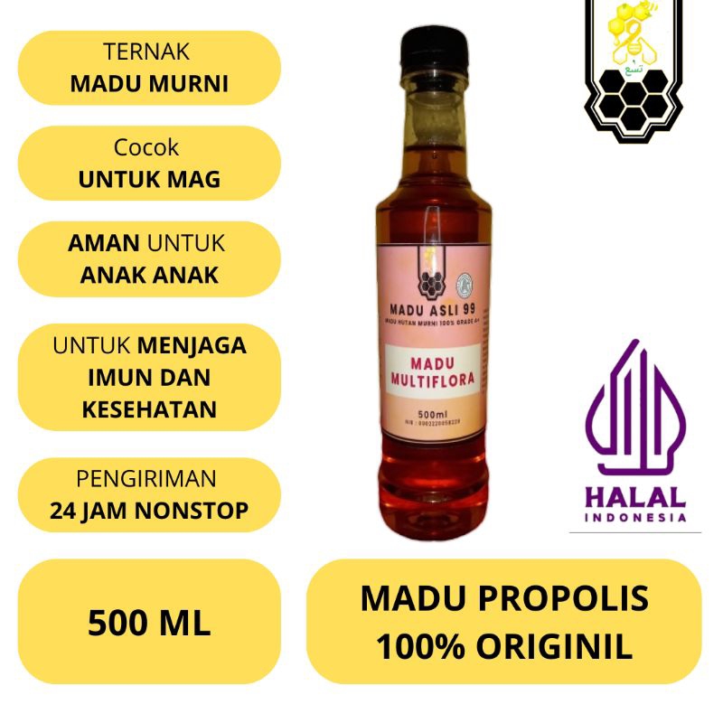 

ROMO Madu Murni MADU ASLI MULTIFLORA,madu peras,MADU ASLI MURNI,MADU ALAMI,madu asli madu mentah madu songo9 netto500