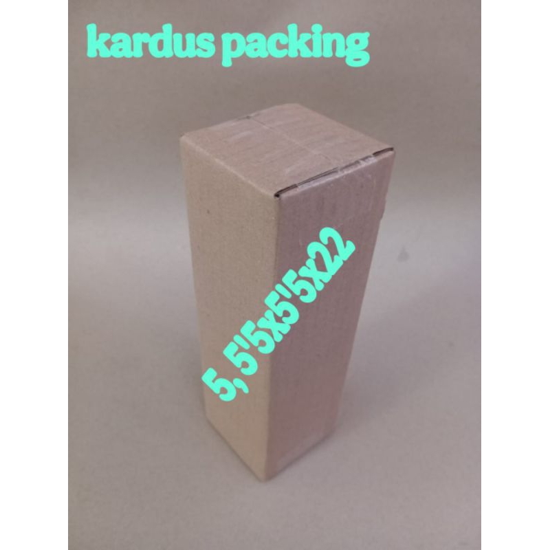 

kardus packing UK 5'5x5'5x22 kardus kecil kardus besar