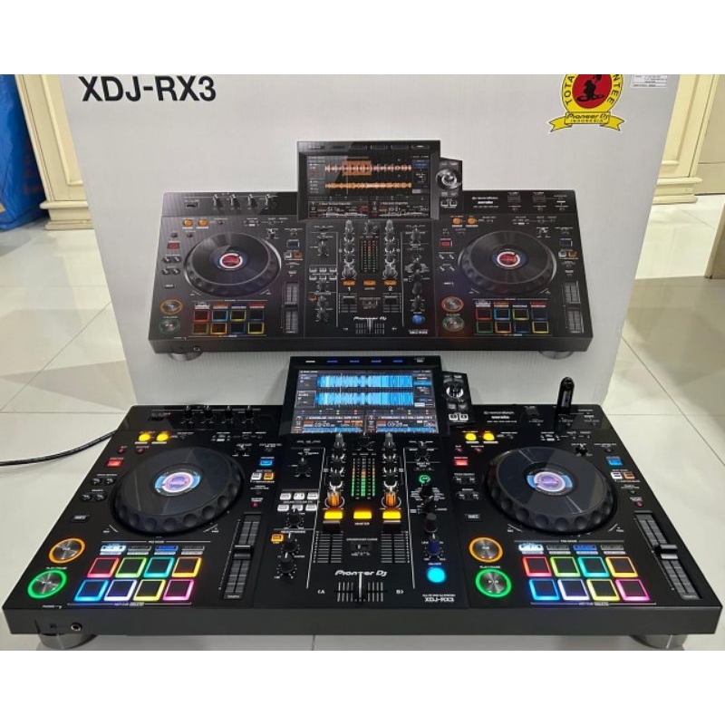 Alat DJ Pioneer XDJ RX3 Touchscreen Fullset Box & E-Manual Book Controller DJ RX 3 Rekordbox Operati