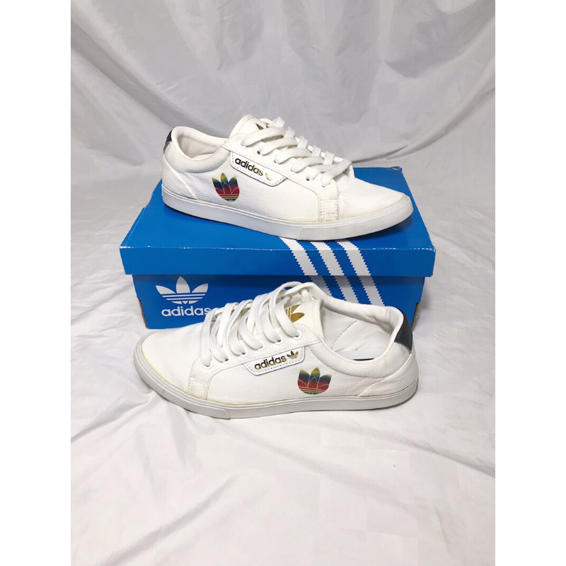 Nego Boskuu > Adidas Sleek Firebird Original  - White/Black (Rainbow Logo)(Sneakers/Sepatu)|Preloved