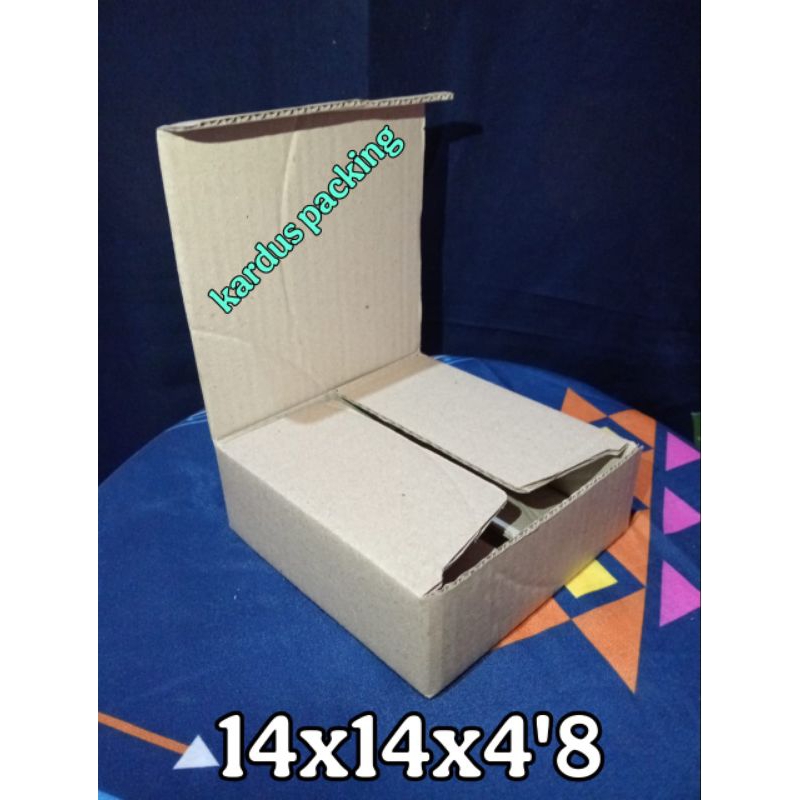 

kardus packing UK 14x14x4'8 kardus besar kardus kecil