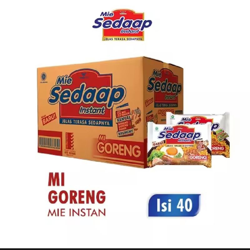 

Mie Instan Mie Sedaap Goreng 40Pcs