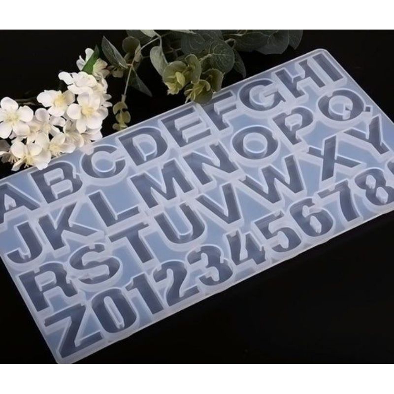 

cetakan silicon huruf dan angka Untuk kerajinan Resin